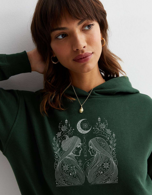 Moonlit Flame - The Heer Ranjha Hoodie